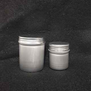 1pc 100g Aluminum Container Pomade jar cosmetic tin can for pomade srew top aluminum (1)