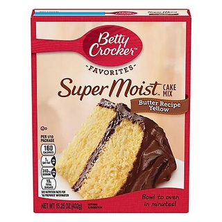Betty Crocker Super Moist Butter Recipe Yellow Cake Mix 432g {USA}