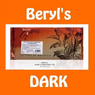 BERYL'S 19% DARK CHOCOLATE COMPOUND 1KG