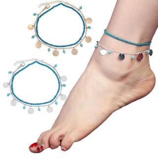 Bohemian Beads bracelets Tassel Anklet Vintage Foot Jewelry (1)