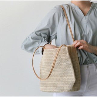 2022 Rattan Beach Straw Bag Korean Shoulder Bag Rattan Sling Bag Hand Woven Bali Bag (8)