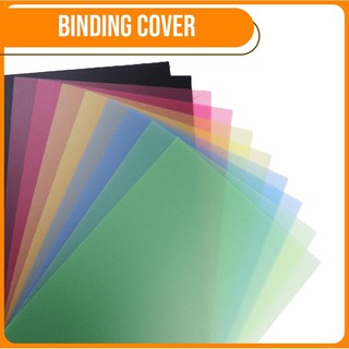 Stationery✶10pcs Binding Cover PP Semi clear colored 10 sheets A5 | B5 | A4 officom Brand
