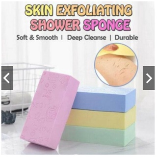 ■۩【COD】Korean Magic Rubbing Sponge Whitening Exfoliating Shower Sponge Bath (Panlibag)