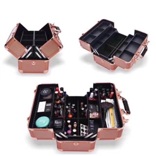 Professional multilayer portable cosmetic box kit (1)