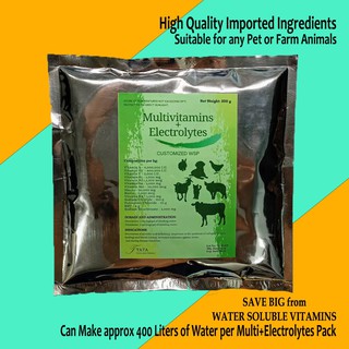 Multivitamins Water Soluble Powder for Pets 500 grams