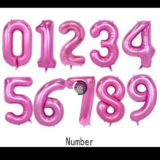 16inches0-9 Number Birthday party decoration Balloon dbcy paetyballoon