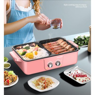 New arrival changhong BBQ electric sukiyaki grill pan-big sale