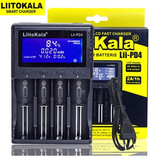 LiitoKala Lii-PD4 liipd4 Smart Charger sutiable 18650 26650 21700 18350 AA AAA 3.7V/3.2V/1.2V/ lithi