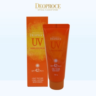 Premium Deoproce UV Sunblock Cream SPF42/PA ++