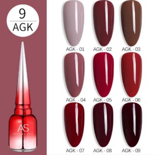 New AS AnotherSexy Red Bottle AGK & AJN Series 9 colors to choose 15ml