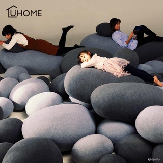 ☞Creative 3D Cobblestone Pillow Stuffed Throw Cushion Bed Sofa Seat Decorative Cushion Throw Pillow