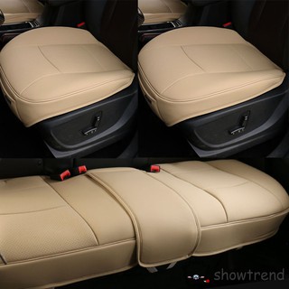 PU Leather Deluxe Car Cover Seat Protector Cushion Black Front Cover Universal C
