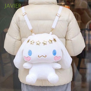 JAVIER Children's Gifts Plush Backpacks Cartoon Kuromi Plush Shoulder Bag Cinnamorol Exquisite Gifts Anime Suffed Toys Kitty Jam Pochacco Mymelody