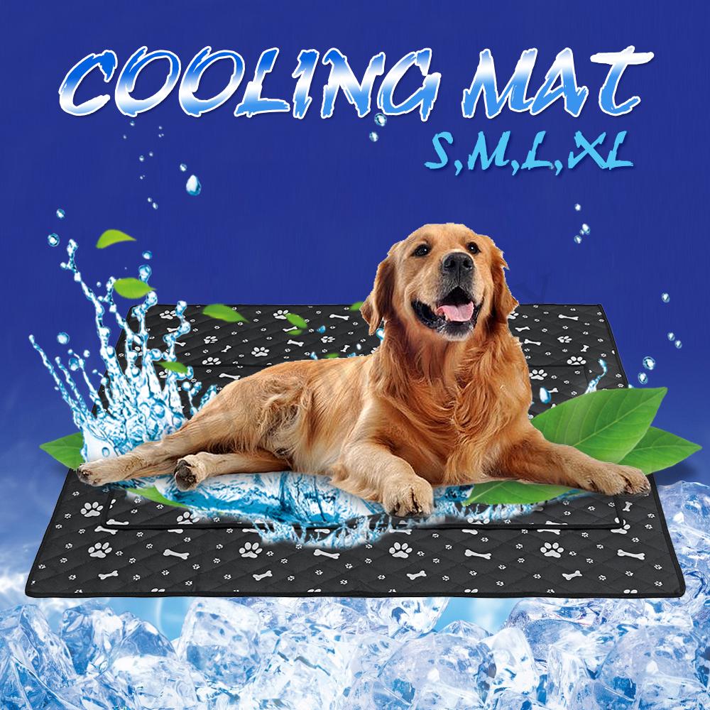 S/M/L/XL Pet Cooling Mat Chilly Pad Cooling Pet Dog Indoor (2)