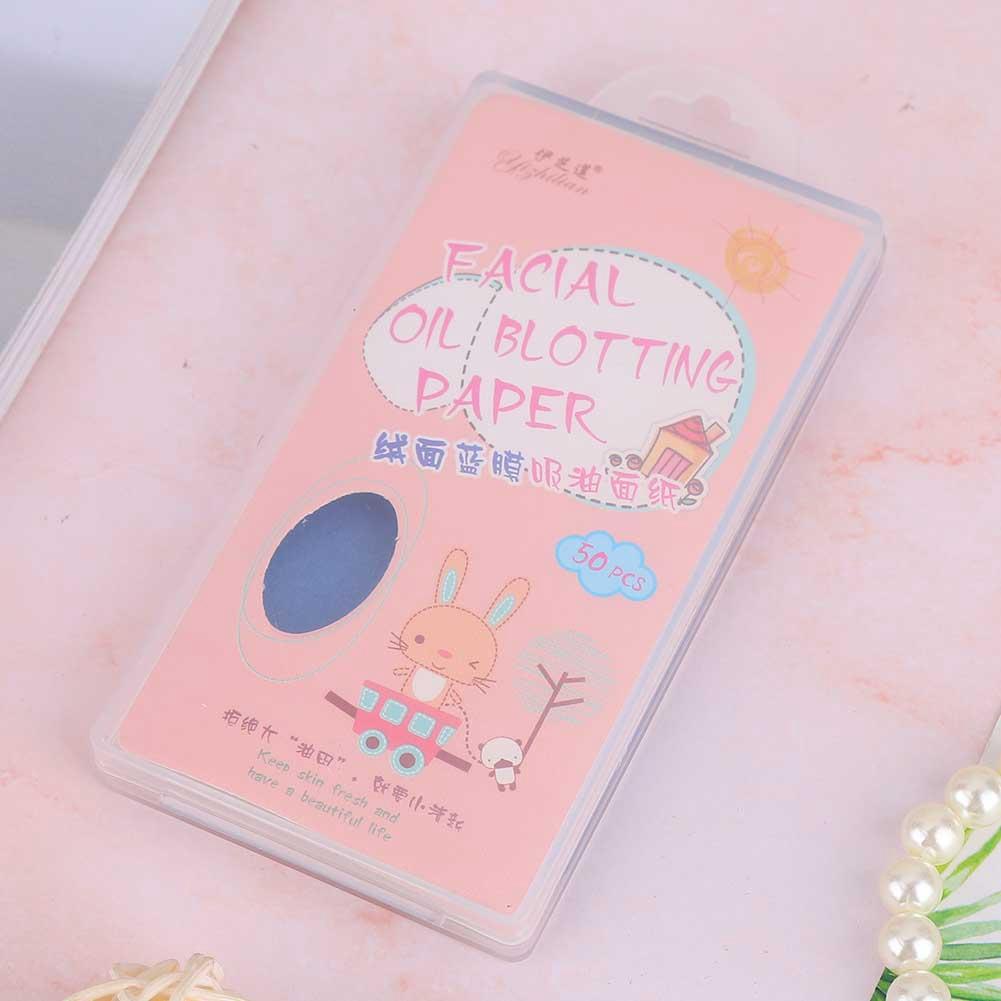 Rubycode 50pcs Makeup Film Oil Absorbing Control Sheets Face Clean Beauty Blotting Paper