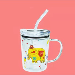 KIDS TUMBLER CHARACTER WITH LID AND CLASS A SILICONE STRAW