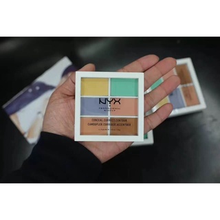 Paint Palettes NYX 3CP04Six-Color Concealer Repair Plate Concealer Palette Stylistajoojun
