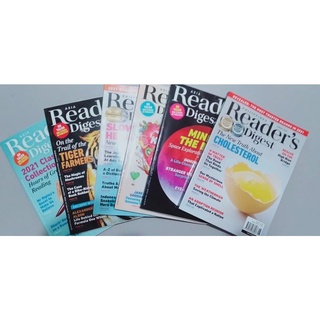 ⊕✎2021 Reader's Digest 6 Pack Promo All 2021 Issues - January to June (6 Issues)