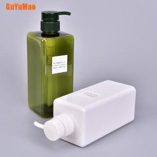 [GUYU] 650ml Plastic Empty Pump Dispenser Bottle Shampoo Lotion Shower Gel Bottle HOO