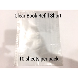 Clear Book Refill Short / Long
