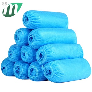 ♚❁☀Ultra Low Price☀ 100pcs Non-woven Boot Cover Disposable Shoe Covers Thicken Overshoes Non-Slip