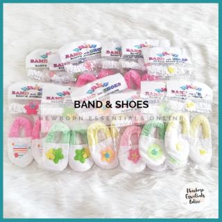 Baby Band and Shoes Set
