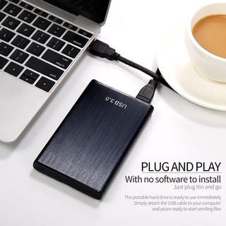 2.5" Slim Portable External Hard Drive Disk USB3.0 High Speed HDD for PC/Mac,Tablet,TV,Type-C interf