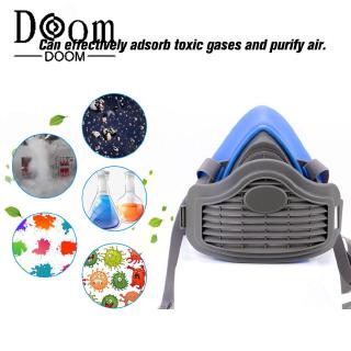 Half Face Gas Mask Respiratory Dust-proof Filters