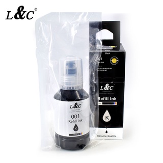 L&C Refill Epson 001 Ink Black Dye Ink For L3110 L3150 L3115 L4150 L4160 L6160 L6170 L5190 127ML