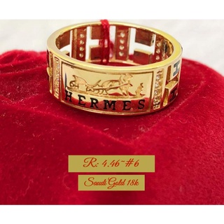 18K Saudi Gold Ring Pawnable