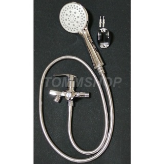 Two way faucet With Tel Shower Head Shower Hose Shower Set