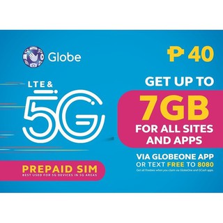 Globe Prepaid 5G Simcard
