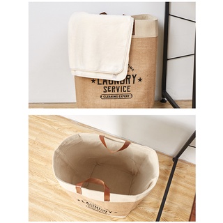 Waterproof Collapsible Laundry Basket Dirty Clothes Hamper Printed Foldable Storage Bin Sundries Sorter Basket (6)