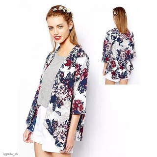 ◎✳Women Floral Printed Cardigan Kimono