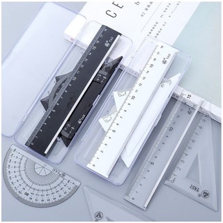 Abc shop #4pcs iron ruler set