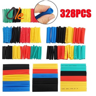 164/328PCS Insulation Heat Shrink Tube Assortment Wire Cable Sleeve Kit heat shrink tube Repair