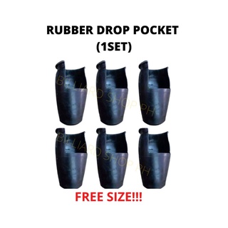 6pcs rubber pocket/ plastic pocket para sa bilyaran for senior and junior