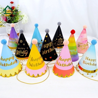 Birthday Crown Birthday Hat Child Adult Cake Crown Hat Party Supplies Golden Birthday Hat Party Decoration