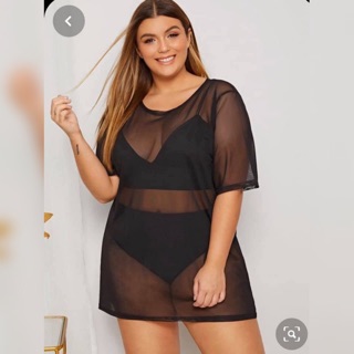Mesh/cover up PLUSSIZE