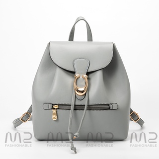 MIAfashion shop #2071 Korea fashion New style leisure Style Leather High quality Backpack