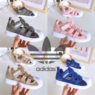【Ready Stock】2021 new Adidas hollow breathable children's sports sandals boys and girls summer sport