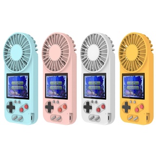 Handheld Game Console, Retro Mini Game Console, 500 Classical Games with USB Fan for Kids