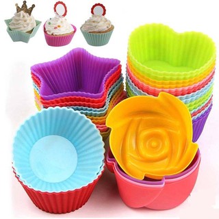 [Found It] 1 Pc Silicone Baking Cup Molder / Cupcake Molder (Assorted Color)