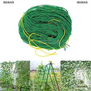 【thick】Garden Green Nylon Trellis Netting Support Climbing Bean Plant Nets Grow Fence