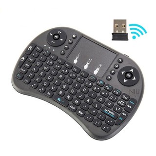 Mini USB Wireless Keyboard Touchpad Air Mouse (Black) (1)