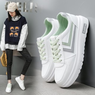 Thick-soled white shoes Korean sports shoes casual sports shoes