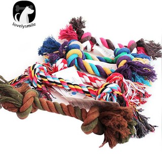 NEW+Pet Supplies Puppy Dog Cotton Braided Bone Rope Clean Molar Chew Knot Play Toy (1)