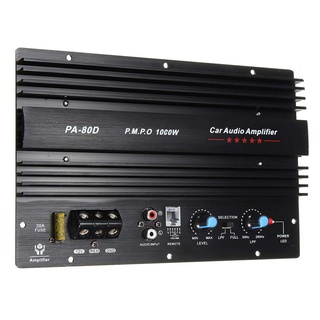 PA-80D 12V 1000W Car Audio High Power Amplifier Amp Board Powerful