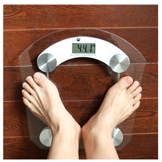 Digital LCD Electronic Tempered Glass Bathroom Weighing Scale