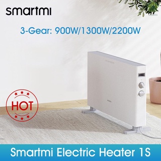 New Smartmi Home Electric Heater 1S DNQ04ZM Fluent Air Flow Handy Fan Wall Room Warmer Radiator Silent Heaters 900W/1300W/2200W Three Gear Fast Convector 220V 50Hz